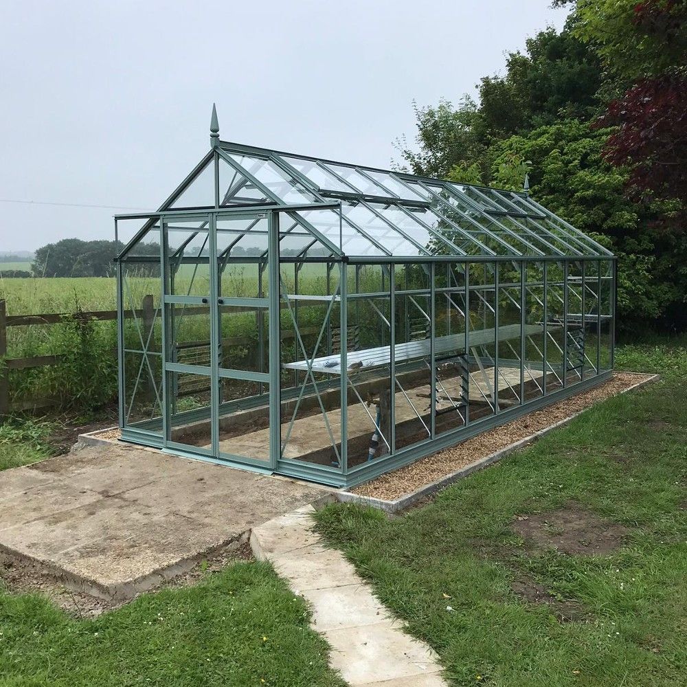 Rhino Premium 8ft x 20ft Greenhouse colored Frame