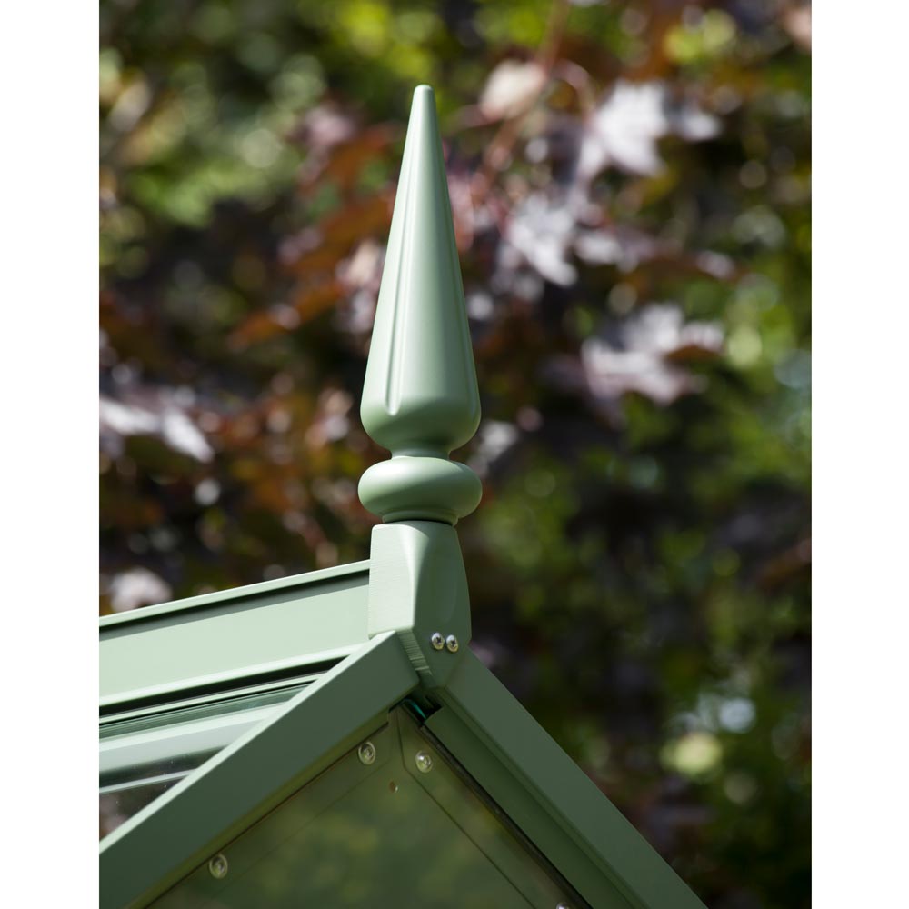 Colored Rhino Finials (Pair) Rhino Greenhouses Direct