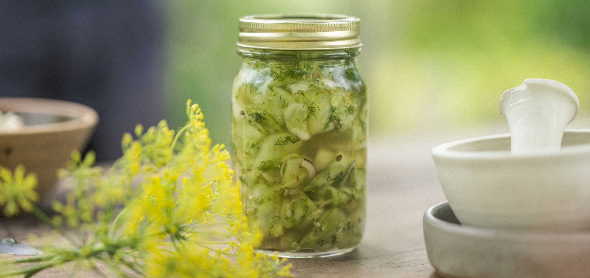 Gill Meller: Cucumber Salad with Dill and Apple Cider Vinegar