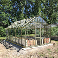 10x16 silver sage with raised beds inside