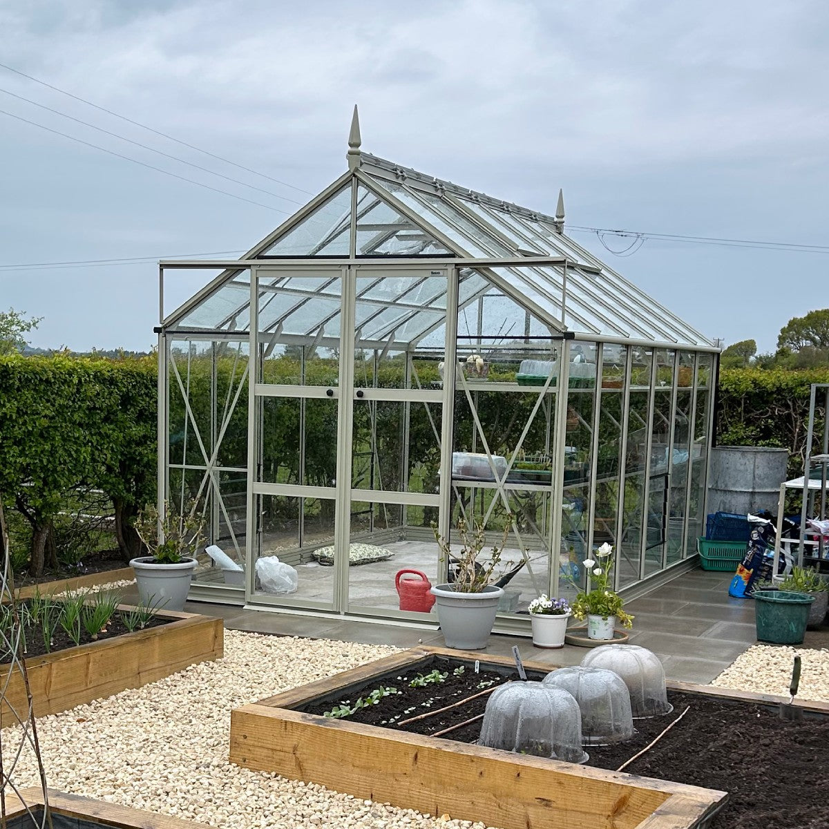 Rhino Premium 8x12ft Greenhouse Kit (Color Finish) - 25 Year
