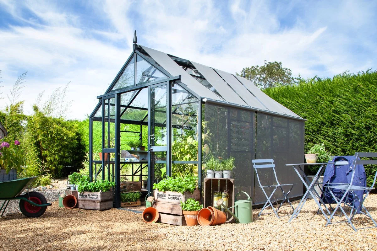 Black Framed Greenhouses