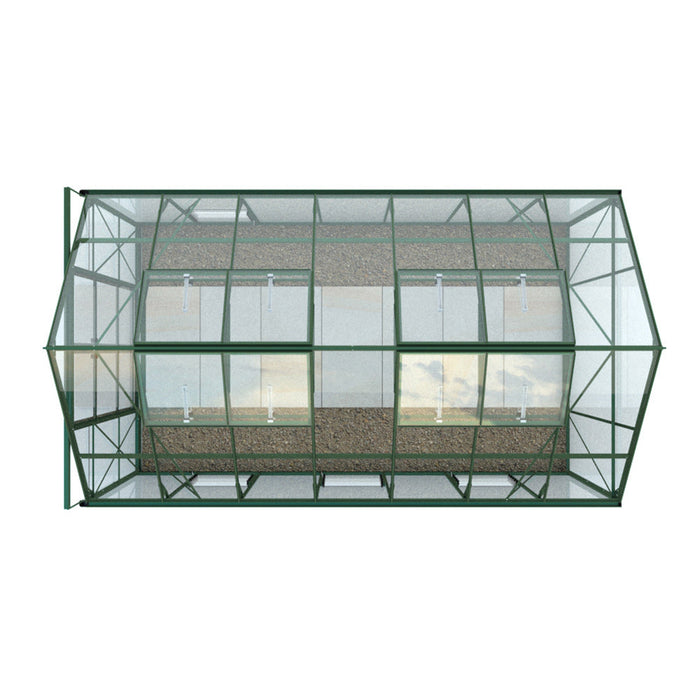 Aerial view of 8x14 Greenhouse